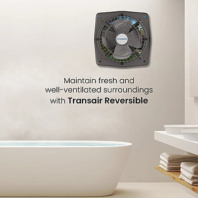 Crompton Greaves Trans Air 225 mm Exhaust Fan Grey Crompton Greaves Trans Air 225 mm Exhaust Fan Grey