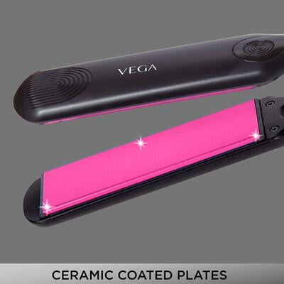 VEGA Ultra Shine Hair Straightener (Black) VHSH 25 VEGA Ultra Shine Hair Straightener (Black) VHSH 25