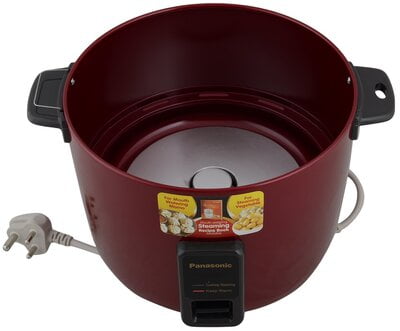 Panasonic Automatic Cooker-Warmer/Steamer/ Rice Cooker SR-WA22H (SS) Double Steam Basket 2.2Ltr Panasonic Automatic Cooker-Warmer/Steamer/ Rice Cooker SR-WA22H (SS) Double Steam Basket 2.2Ltr