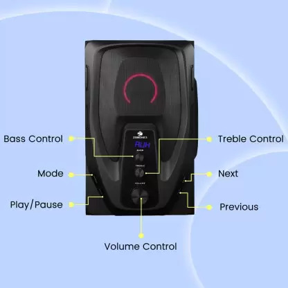ZEBRONICS ZEB - MAMBO Bluetooth Home Theatre (Black, 4.1 Channel) ZEBRONICS ZEB - MAMBO Bluetooth Home Theatre (Black, 4.1 Channel)