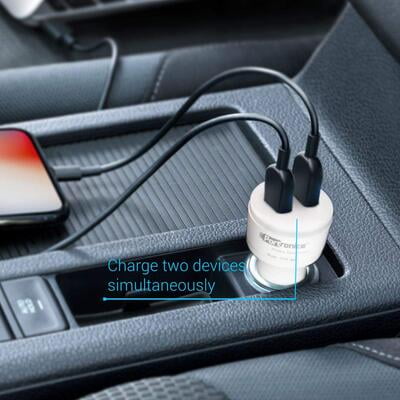Portronics Car Power Charger Qc With Dual Output Portronics Car Power Charger Qc With Dual Output