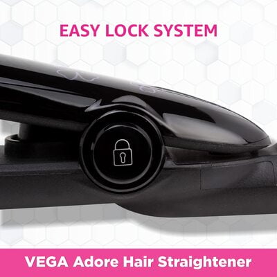 VEGA Adore Hair Straightener with Ceramic Coated Plates & Quick Heat-Up (VHSH-18)