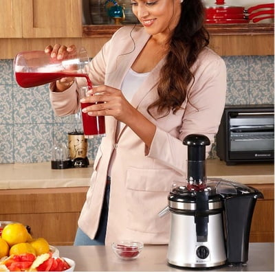 Wonderchef Prato Compact Juicer With SS Micro Mesh 250W