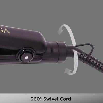 VEGA Keratin Glow Hair Straightener With Keratin-Infused Floating Plates (VHSH-20), Black VEGA Keratin Glow Hair Straightener With Keratin-Infused Floating Plates (VHSH-20), Black