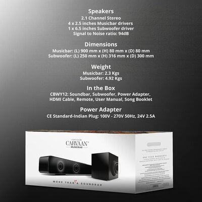 SAREGAMA CARVAAN MUSIC BAR CBWY12 SAREGAMA CARVAAN MUSIC BAR CBWY12