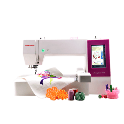 USHA Memory Craft 450E Automatic Computerised Embroidery Machine USHA Memory Craft 450E Automatic Computerised Embroidery Machine