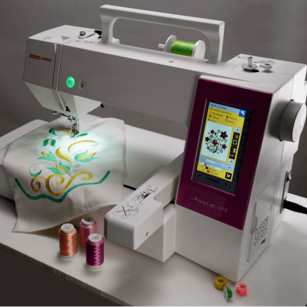 Buy USHA Memory Craft 450E Automatic Computerised Embroidery Machine On