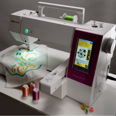 USHA Memory Craft 450E Automatic Computerised Embroidery Machine USHA Memory Craft 450E Automatic Computerised Embroidery Machine