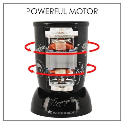 Wonderchef Nutri Blend 400 Watt Mixer Grinder 3 Jars