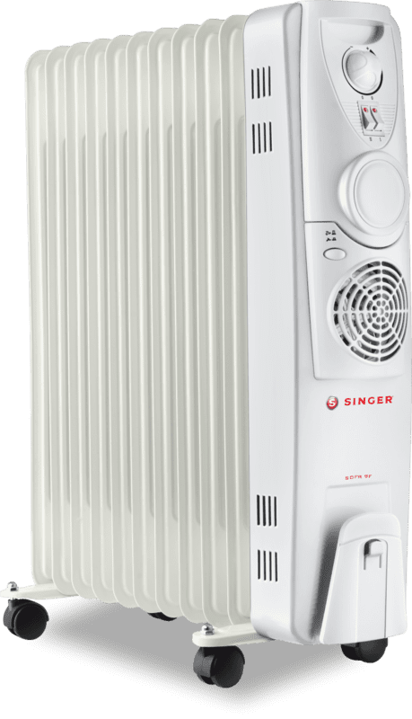 Singer 9 FIN 2400 Watts Oil Filled Radiator Room Heater (SOFR 9F 2400WT)