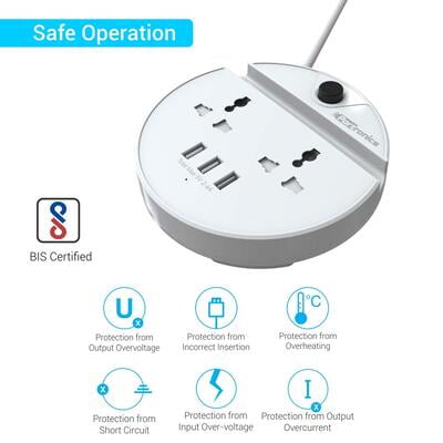 PORTRONICS POWER BUN -WHITE (POR 739) Dillimall.com PORTRONICS POWER BUN -WHITE (POR 739) Dillimall.com