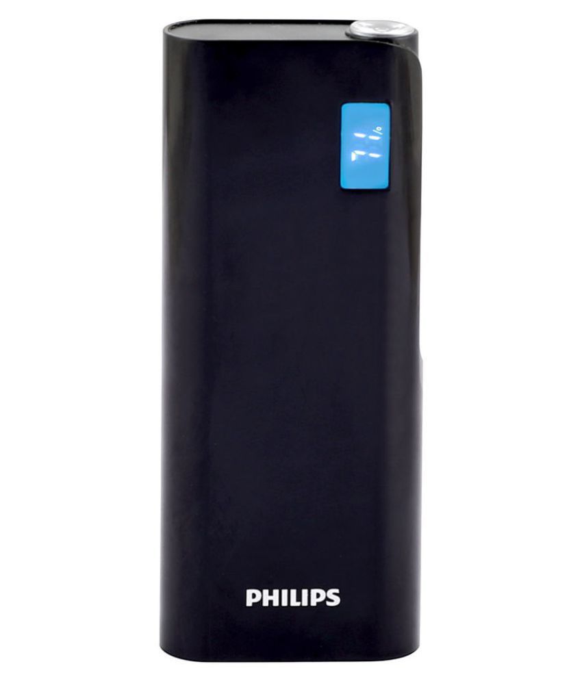 PHILIPS POWER BANK 10000MAH DLP 100160 BLACK PHILIPS POWER BANK 10000MAH DLP 100160 BLACK