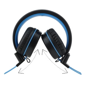 PORTRONICS HEADSET BLUETOOTH MUFFS G BLUE POR011