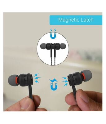 PORTRONICS EARPHONE CONCH GAMA-BLACK POR1025