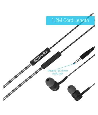 PORTRONICS EARPHONE CONCH GAMA-BLACK POR1025 PORTRONICS EARPHONE CONCH GAMA-BLACK POR1025