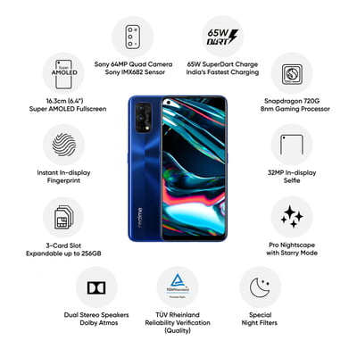 REALME 7PRO 6/128 GB MIRROR BLUE REALME 7PRO 6/128 GB MIRROR BLUE