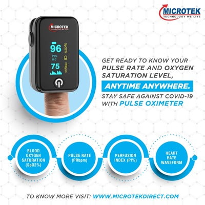 MICROTEK Finger Pulse Oximeter