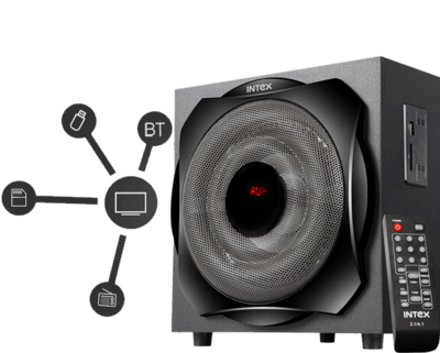 Intex 4.1 XH BOMB SUFB Bluetooth Multimedia Speaker Intex 4.1 XH BOMB SUFB Bluetooth Multimedia Speaker