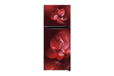 Lg Ref 260 Litres Frost Free Refrigerator N292BSDY With Smart Inverter Compressor, Multi Air Flow, LED Lighting, MOIST ‘N’ FRESH Scarlet Dazzle