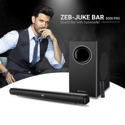 ZEBRONICS 2.1 MMS JUKE BAR 5000 PRO ZEBRONICS 2.1 MMS JUKE BAR 5000 PRO