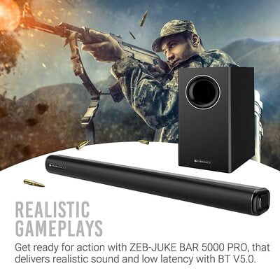 ZEBRONICS 2.1 MMS JUKE BAR 5000 PRO ZEBRONICS 2.1 MMS JUKE BAR 5000 PRO