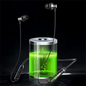 Lenovo HE05 Wireless Bluetooth 5.0 In-Ear Neck Band Lenovo HE05 Wireless Bluetooth 5.0 In-Ear Neck Band
