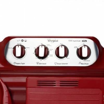 Whirlpool Mashing Machine Ace 8 Kg Sup Coak Coral Red