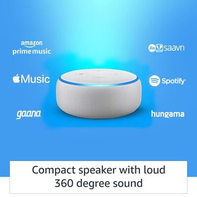 Amazon Echo Dot (3rd Gen)- New and Improved Smart Speaker With Alexa