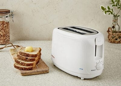 Bajaj Auto Popup Metallic Toaster ATX4