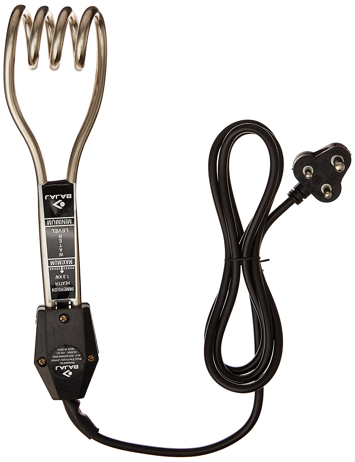 Bajaj Immersion Heater 1KW 25 Dillimall.com Bajaj Immersion Heater 1KW 25 Dillimall.com