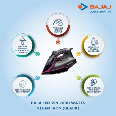 BAJAJ MX 35N STEAM IRON Dillimall.com