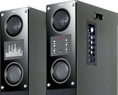 Intex TW XH 15000 FMUB (Dual) 2.0 Channel Multimedia Speaker Intex TW XH 15000 FMUB (Dual) 2.0 Channel Multimedia Speaker