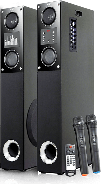 Intex TW XH 15000 FMUB (Dual) 2.0 Channel Multimedia Speaker Intex TW XH 15000 FMUB (Dual) 2.0 Channel Multimedia Speaker