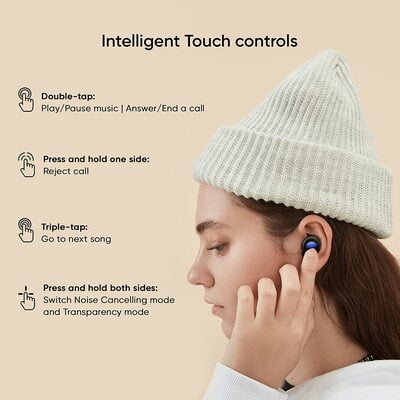 REALME BUDS Q 2 GREY TWS EARPHONE REALME BUDS Q 2 GREY TWS EARPHONE