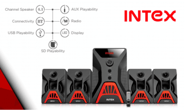 Intex 4.1 XM ROCK SUFB Bluetooth Multimedia Speaker