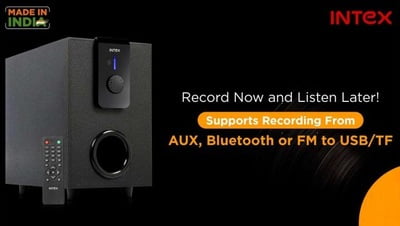 Intex Cloud TUFB 2.1 Channel Multimedia Speakers Intex Cloud TUFB 2.1 Channel Multimedia Speakers