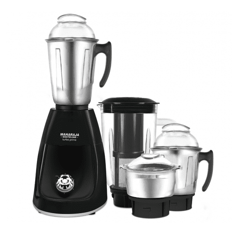 Maharaja Whiteline Turbo Prime Elite 750-Watt Mixer Grinder Maharaja Whiteline Turbo Prime Elite 750-Watt Mixer Grinder