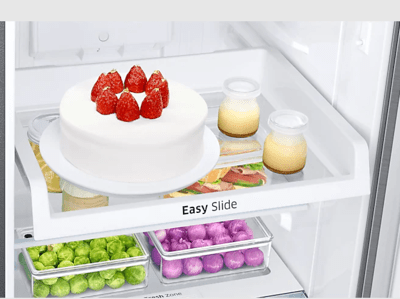 Samsung RT28A3722S8 253 litre Convertible Freezer Double Door Refrigerator Samsung RT28A3722S8 253 litre Convertible Freezer Double Door Refrigerator