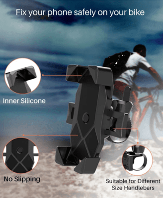 Portronics POR 1117 MoBike Universal smartphone Bike holder Portronics POR 1117 MoBike Universal smartphone Bike holder