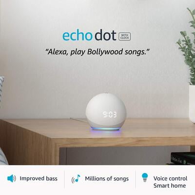 Echo Dot 4th Gen Smart Speaker With Clock and Buit In Alexa