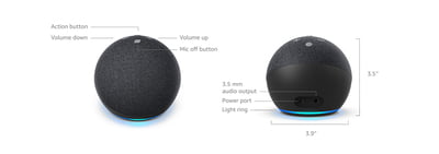 Echo Dot 4th Gen Smart Speaker With Alexa Built In