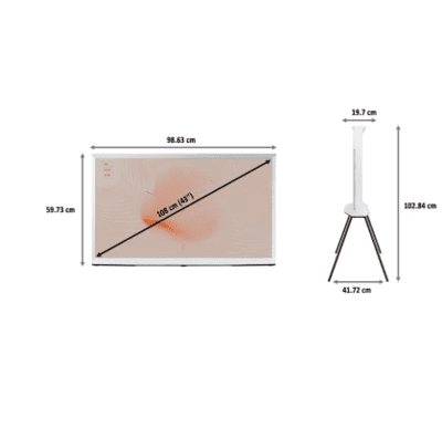 Samsung 108 cm (43 inch) QA43LS01TAKXXL 4K Ultra HD QLED Samsung 108 cm (43 inch) QA43LS01TAKXXL 4K Ultra HD QLED