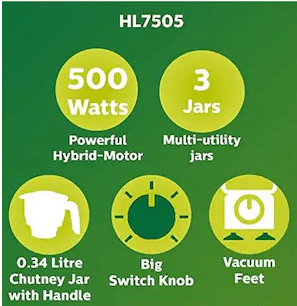 Philips Mixer Grinder HL7505 Philips Mixer Grinder HL7505