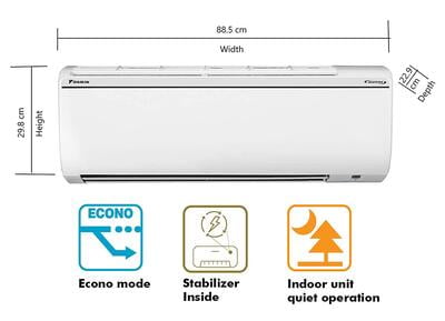 Daikin Split Ac Inverter 1.5 TON 5 Star FTKM50TV16VC Daikin Split Ac Inverter 1.5 TON 5 Star FTKM50TV16VC