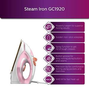 PHILIPS STEAM IRON GC1920/28 Dillimall.Com PHILIPS STEAM IRON GC1920/28 Dillimall.Com