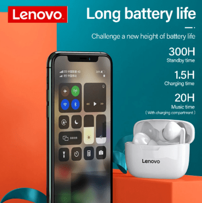 Lenovo XT90 Wireless TWS Bluetooth 5.0 Earbuds with Noise Cancelling Mic Lenovo XT90 Wireless TWS Bluetooth 5.0 Earbuds with Noise Cancelling Mic