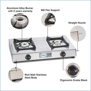 G02 GLEN 1020 SS AL LPG GAS STOVE Dillimall.com G02 GLEN 1020 SS AL LPG GAS STOVE Dillimall.com