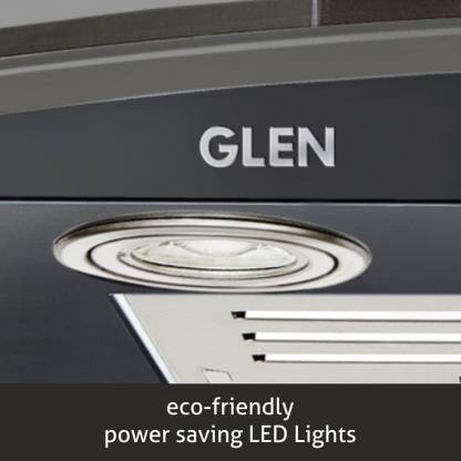 GLEN COOKER HOOD 60CM 1000M3 BLK LTW