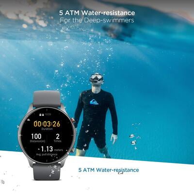 Huami Amazfit GTR 2e Always-on Display, blood oxygen SpO2 & Stress Monitor, Built-in GPS