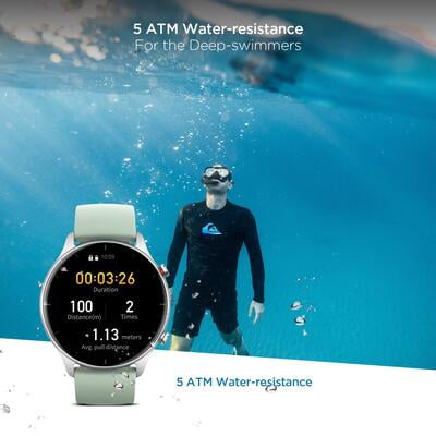 Huami Amazfit GTR 2e Always-on Display, blood oxygen SpO2 & Stress Monitor, Built-in GPS